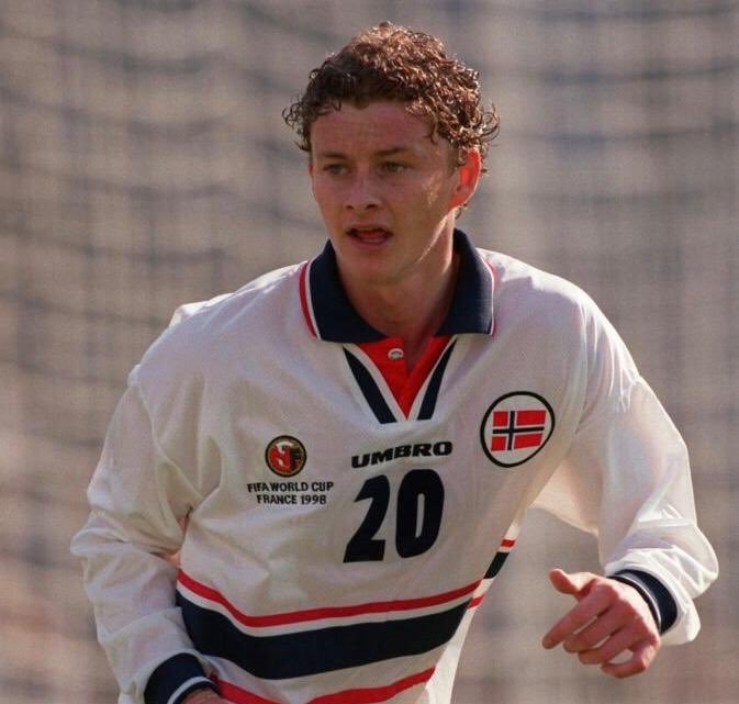 【老照片】 世界杯 Ole Gunnar Solskjær, France '9
