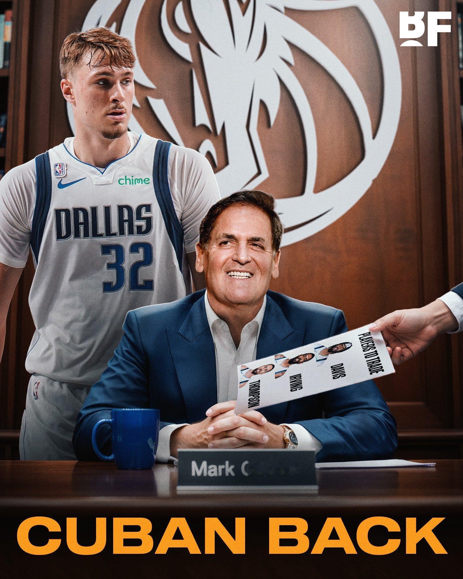 据美媒Sports Illustrated称：“至于独行侠接下来会发生什么，听闻