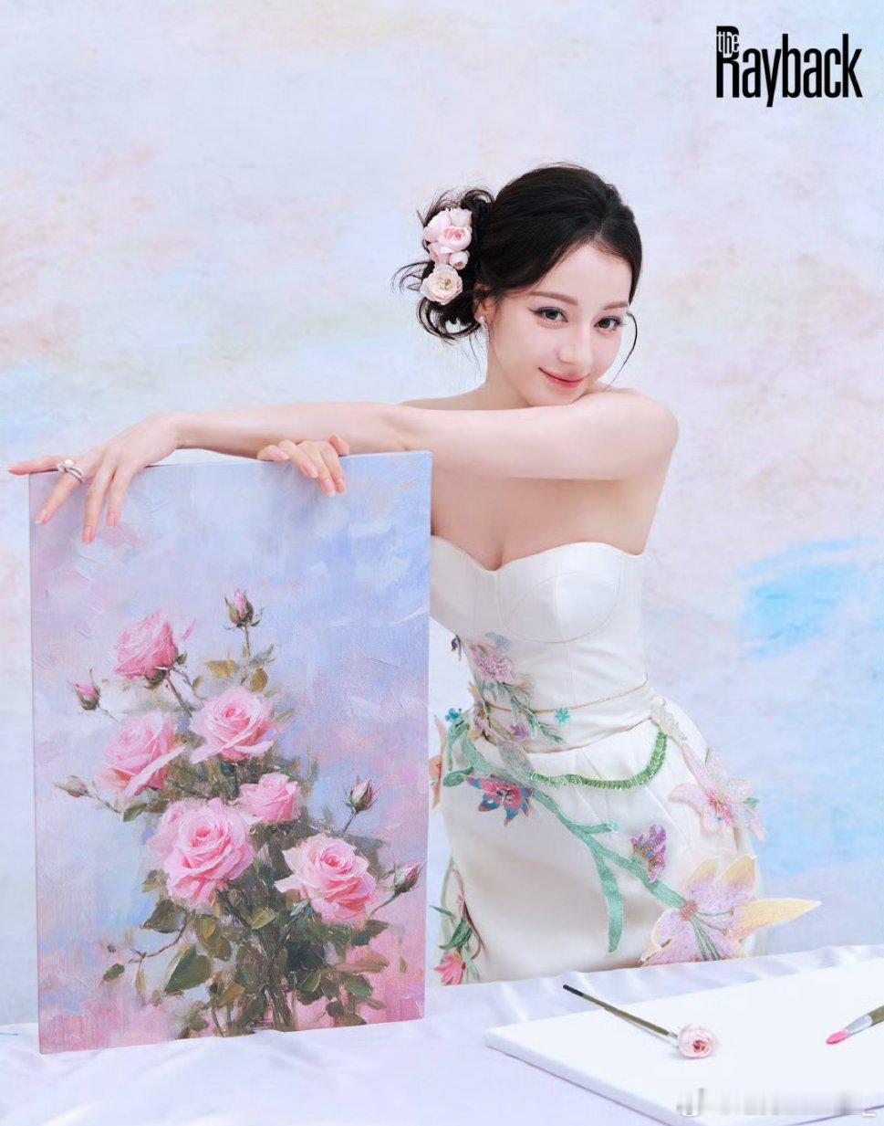 #闵塔鲨发迪丽热巴新造型##迪丽热巴[超话]#宝宝你是一个可可爱爱的花仙子[吹风