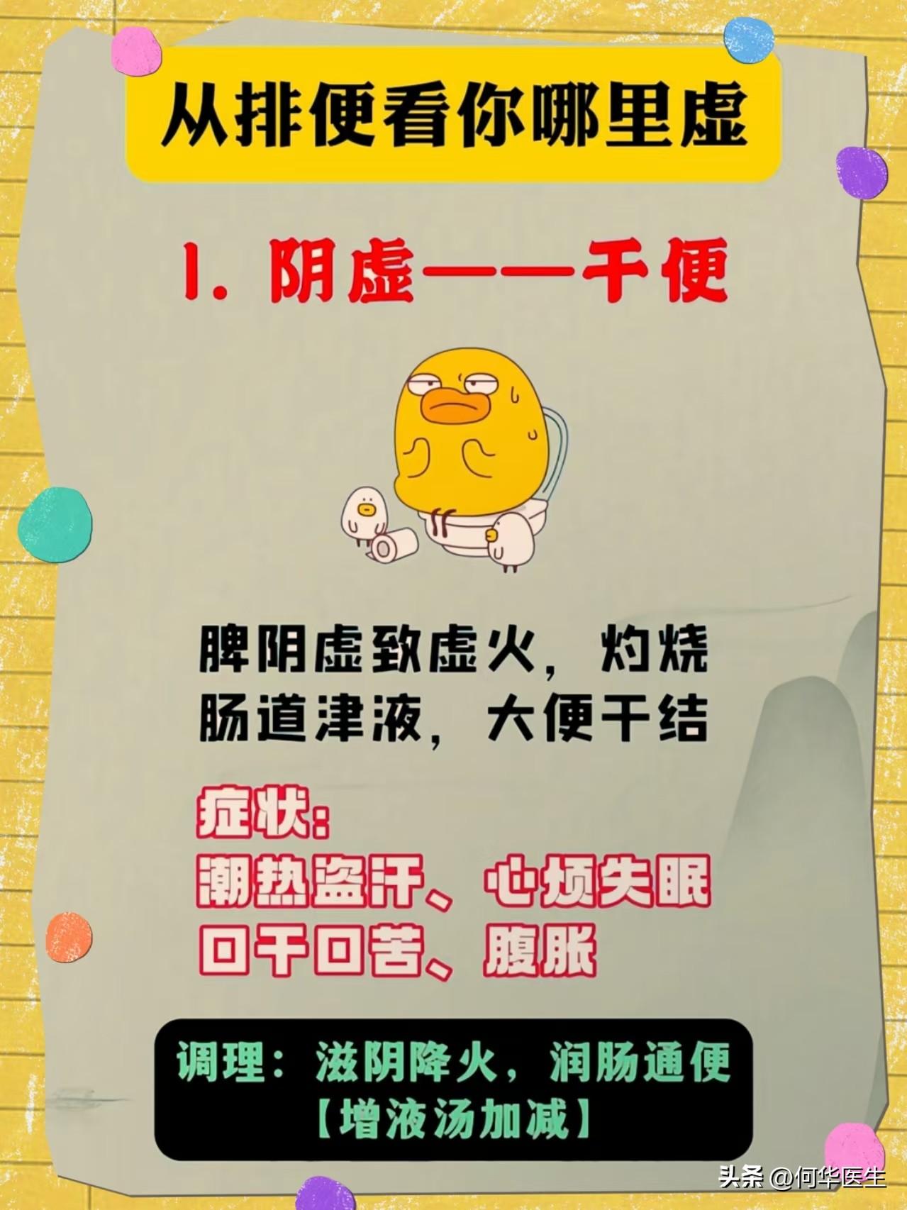 气虚，阴虚，还是脾虚？看看大便就知道！
