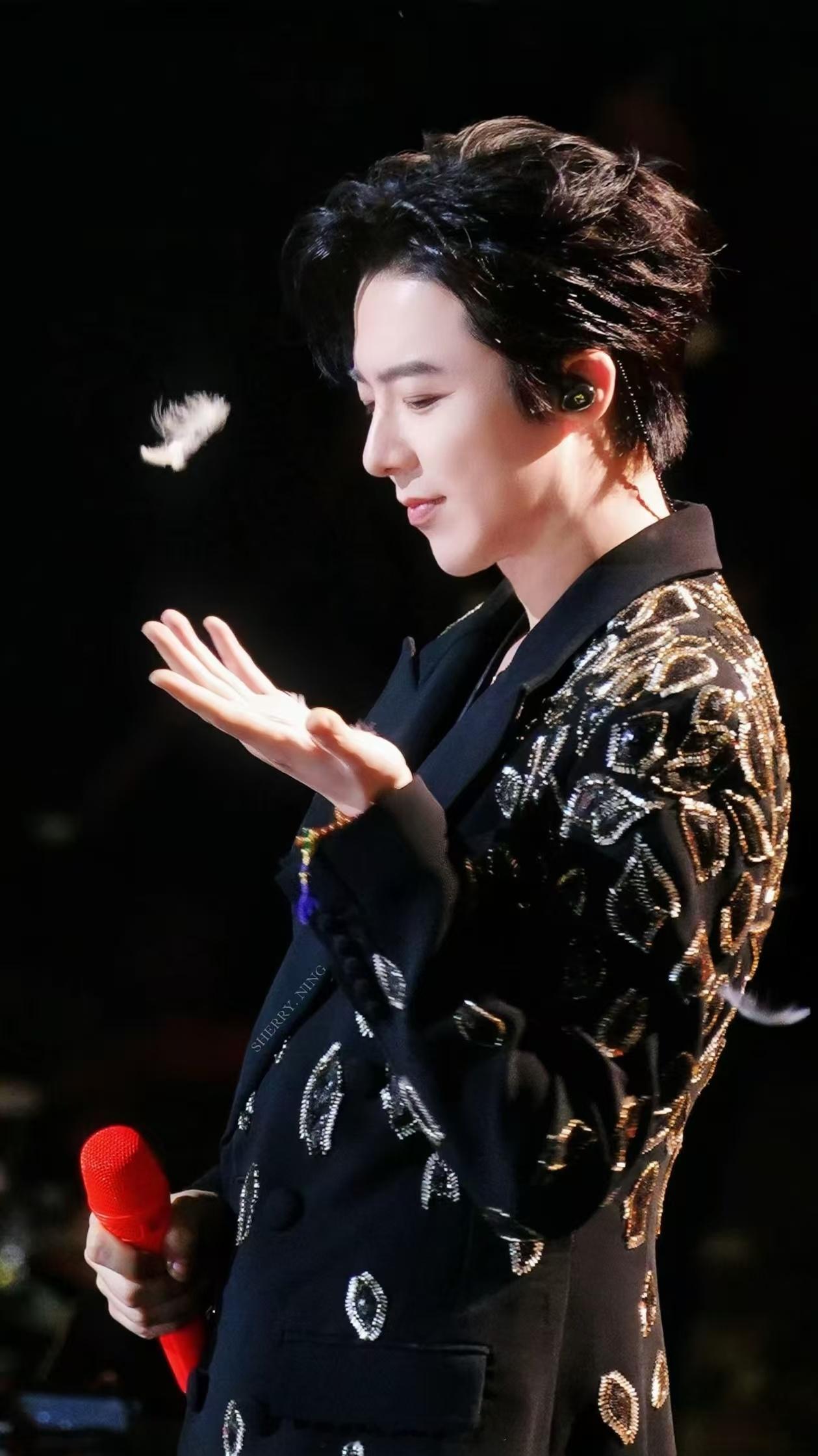 刘宇宁的2025巡演 🐾刘宇宁玫瑰丛生 🐾摩登兄弟 舞台灯光落下来的瞬间，他