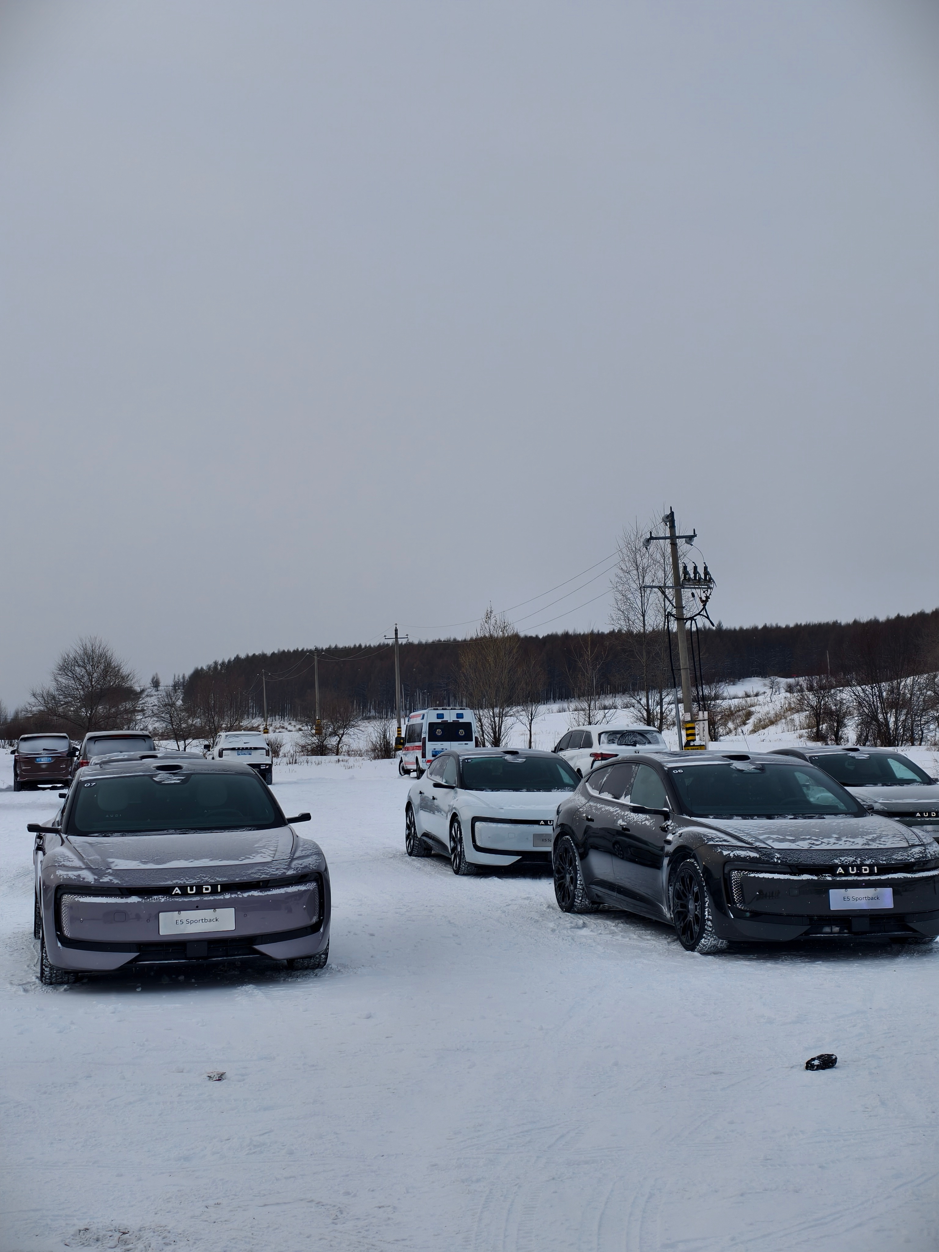 扑面而来的圣诞气氛🎄全世界的奥迪e5车主都在盼下雪冰雪之上游刃有余