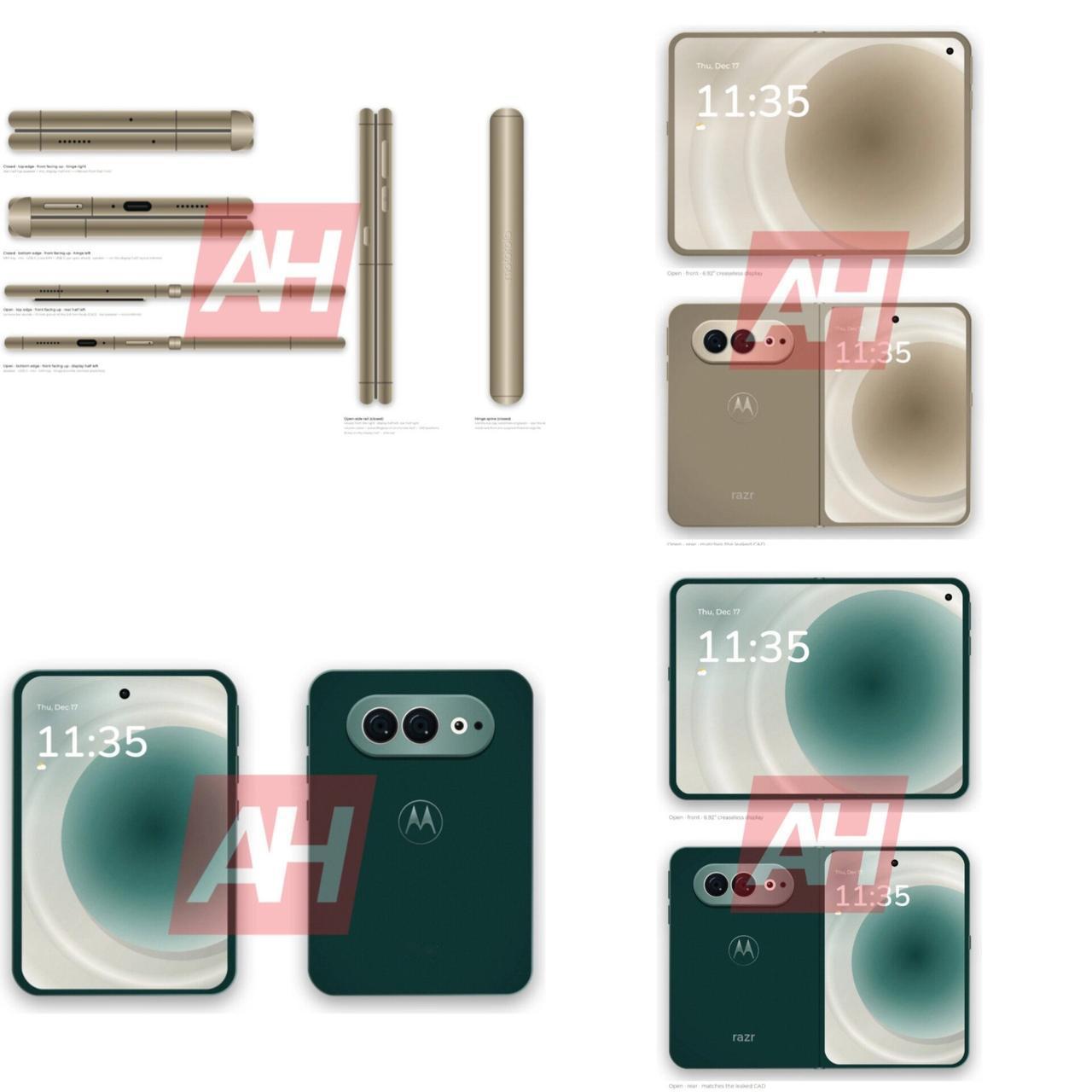 摩托罗拉也要推阔折叠了，名字叫「Razr Flex」，4.97英寸外屏 + 6.