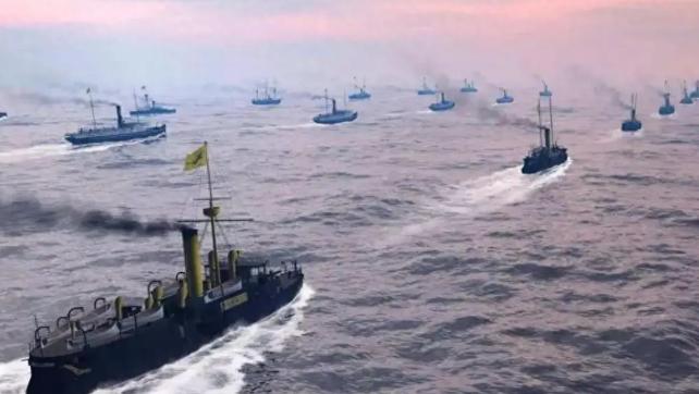 1895年，日本打赢甲午战争，清朝乖乖掏出2.3亿两白银赔款，10年后，日本又打