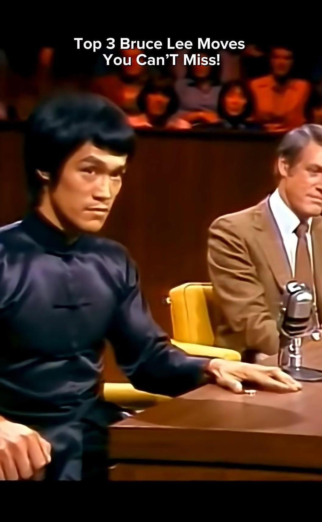 Top 3 Bruce Lee Moves。
You Can'T Miss！