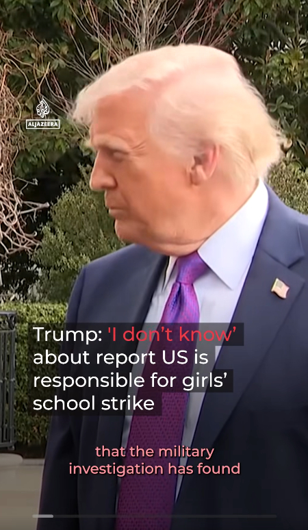 迄今为止，这应该是懂王第一次在面对媒体的时候说：“我不知道”记者问的是一枚战斧导