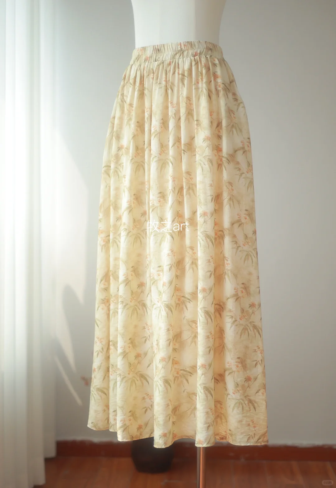 丝麻印花半裙｜明媚又温柔