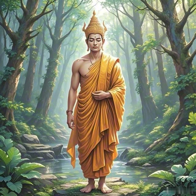 修行佛学文化  王师追至苦行林:世间上无论黑与白都皆有定律，若反复徘徊，那是绝对