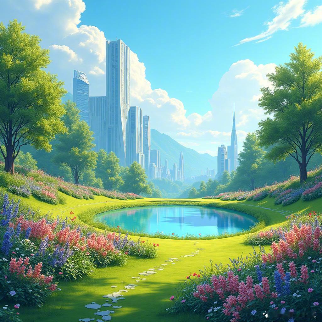 生活中的美好总会在不经意间绽放，愿我们都能在这科技与自然交融的梦境中，找到心灵的