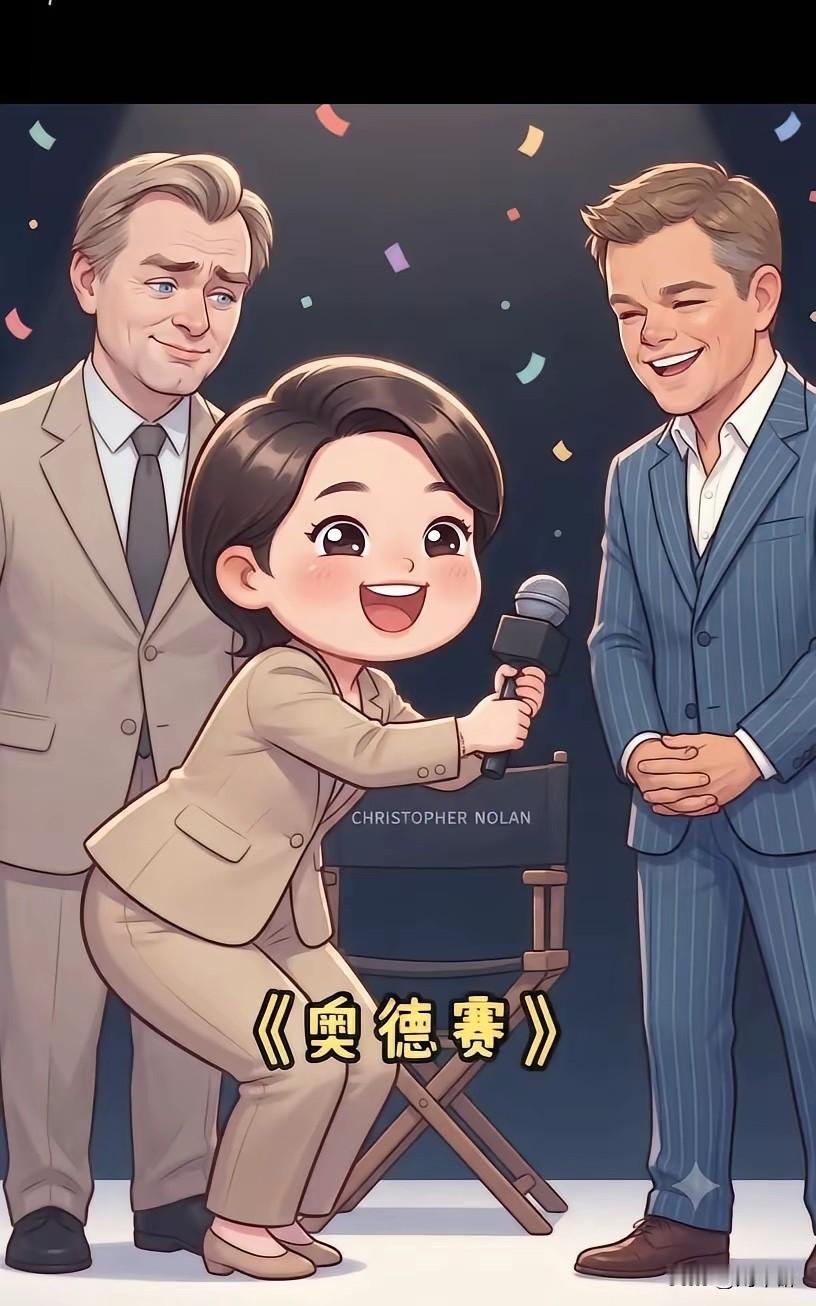 诺兰新片首映礼，主持人陈璇半蹲向马特•达蒙递话筒的画面，引发网络热烈讨论。
客观