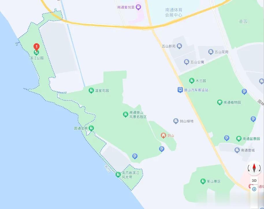 南通沿江四大景区，想去南通旅游了，8年没有回去过了