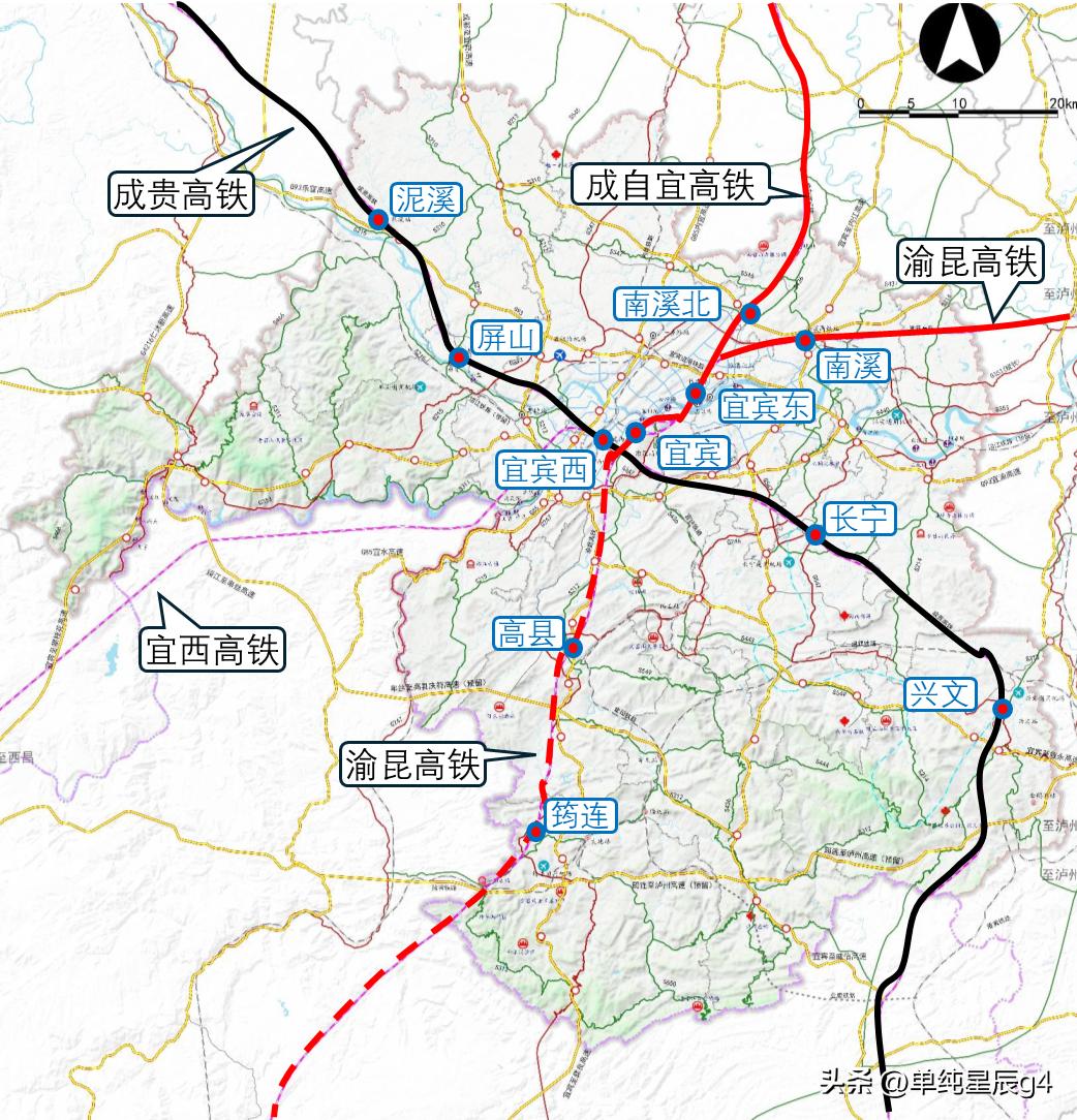 9月，宜宾三站和南溪站之间开行公交化高铁，票价两元一位，南溪北站好像没有

20