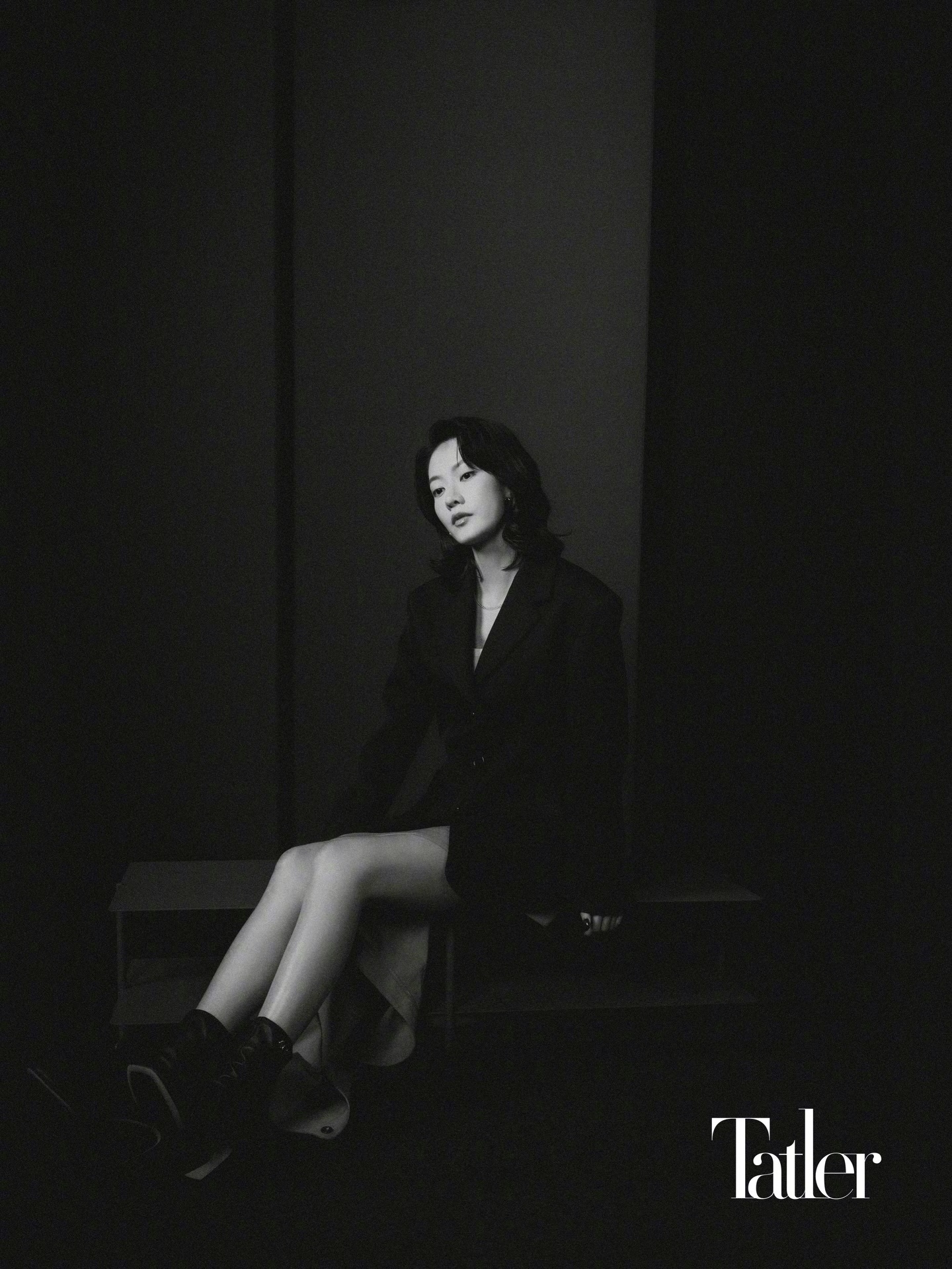 赏图bot吴慷仁x廖子妤，Tatler Hong Kong，两位近期在电影寒战1