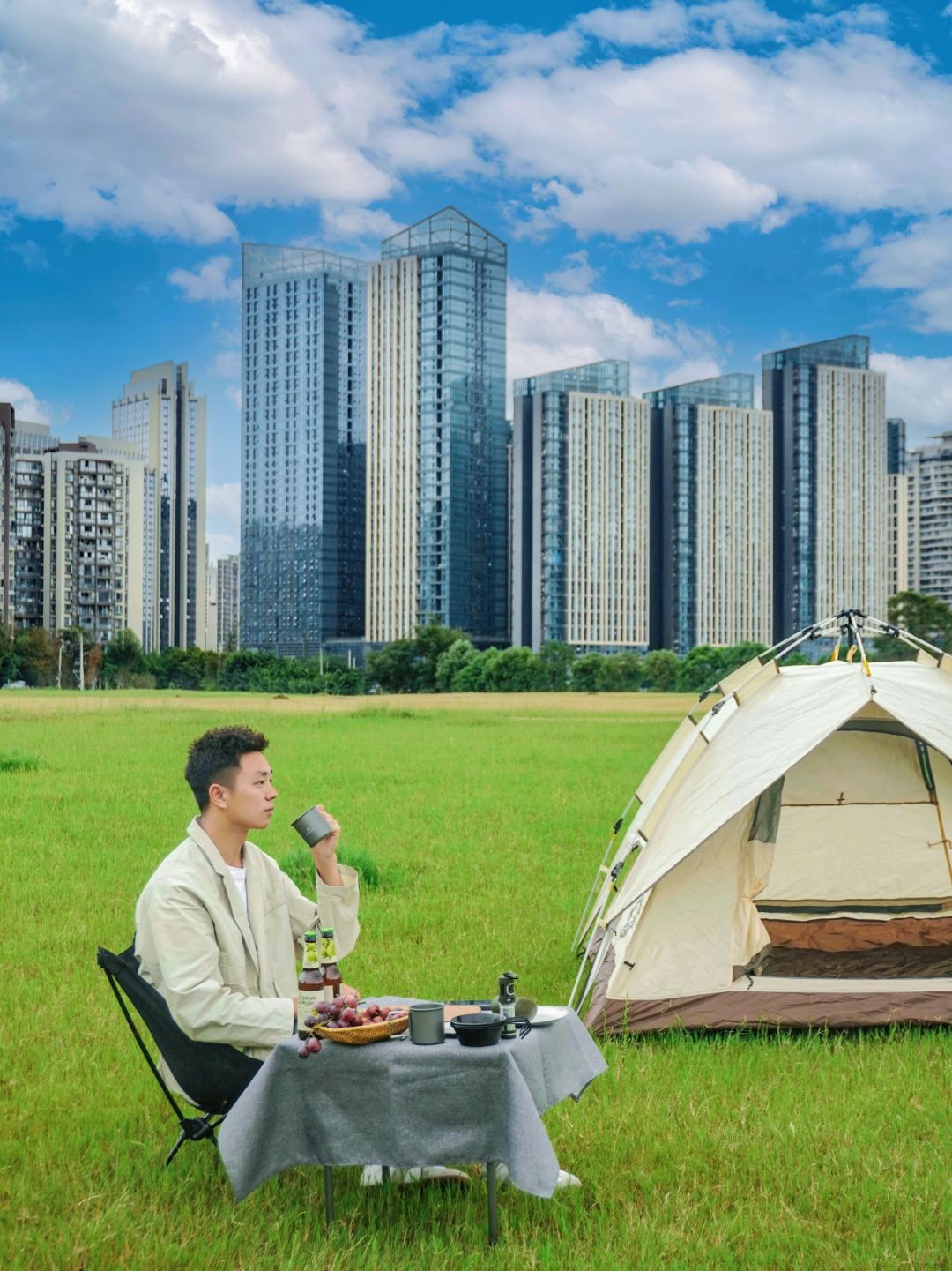 秋天的第一场露营丨在城市里感受周末时光