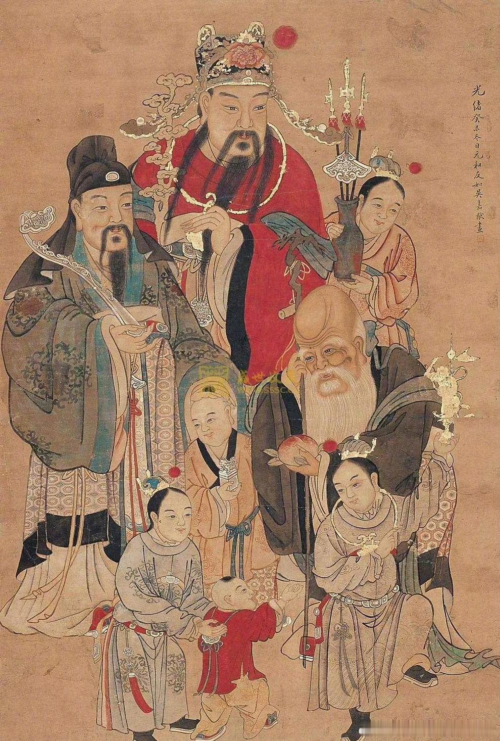 转走，2024龙年里，福、禄、寿、喜、财五路财神助力财源广进、八方进财​​​​