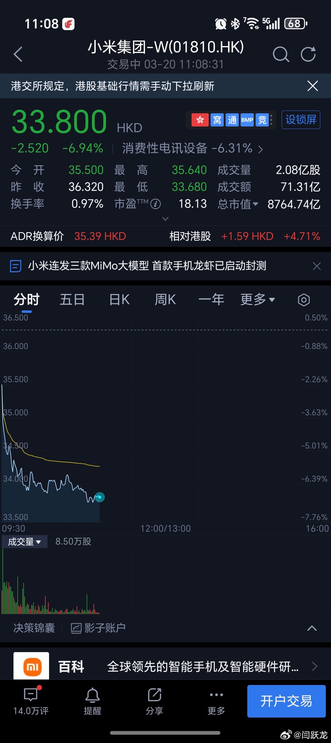 小米汽车为啥每次一开发布会就大跌啊？ 