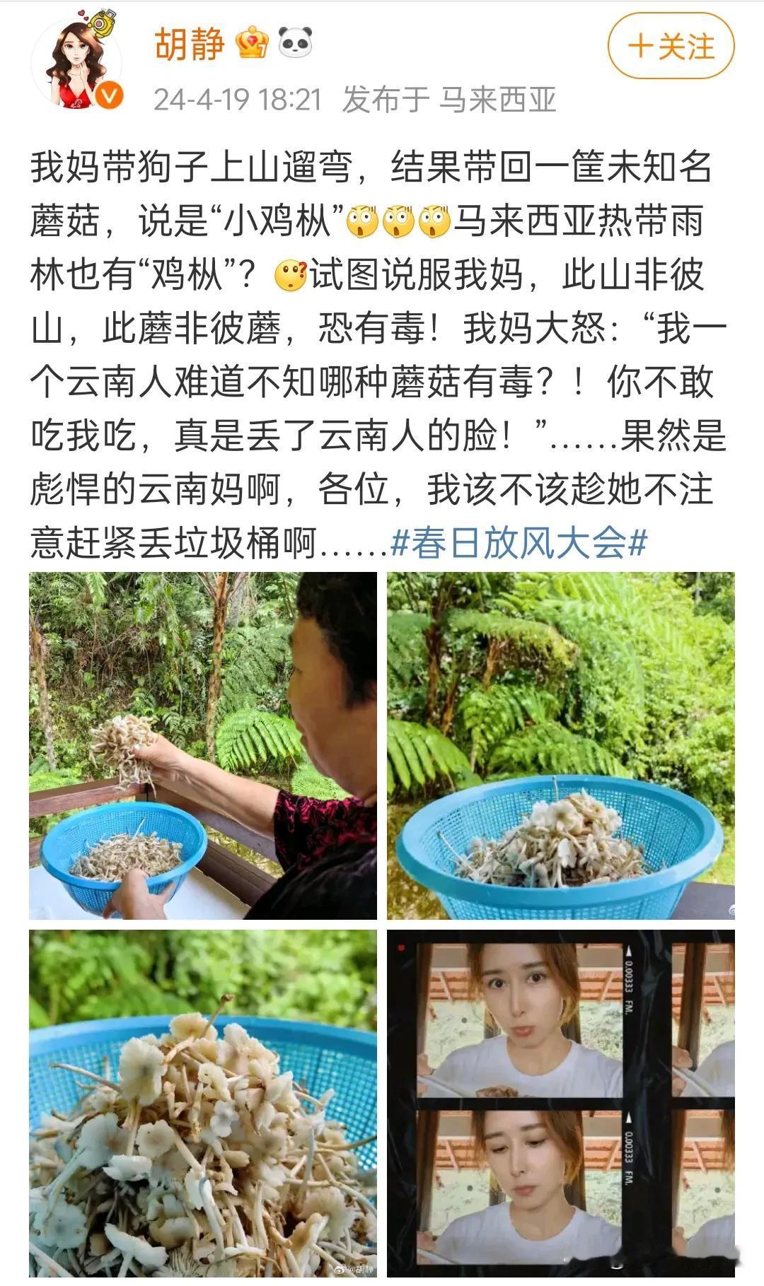 没想到吧！胡静那么有钱的豪宅妈妈用的洗菜盆竟然三块一个[捂脸]

看到胡静妈妈用