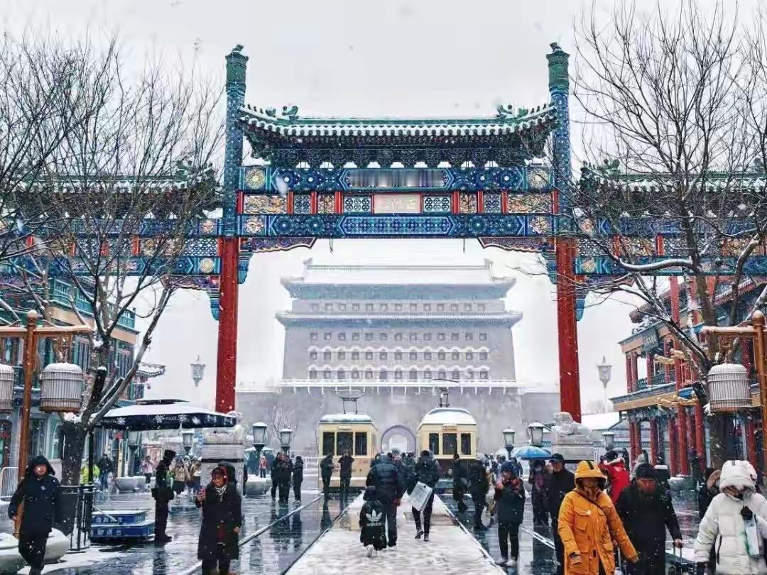 北京第一场雪下的悄无声息！瑞雪兆丰年！