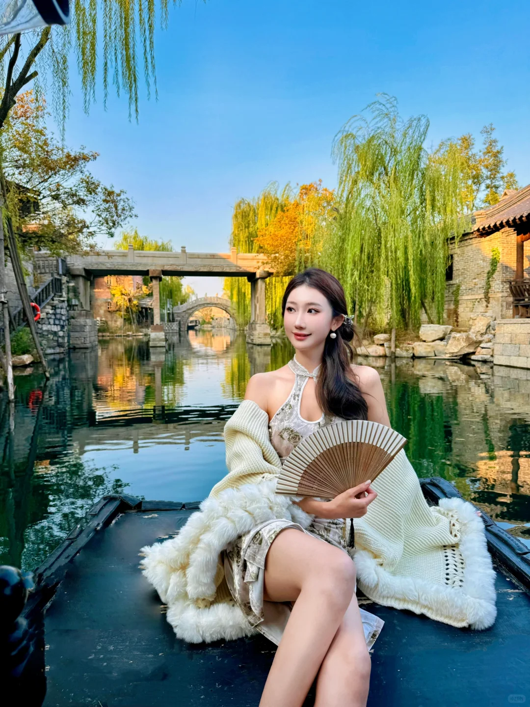 在山东❗️绝美的江南古镇🏞️