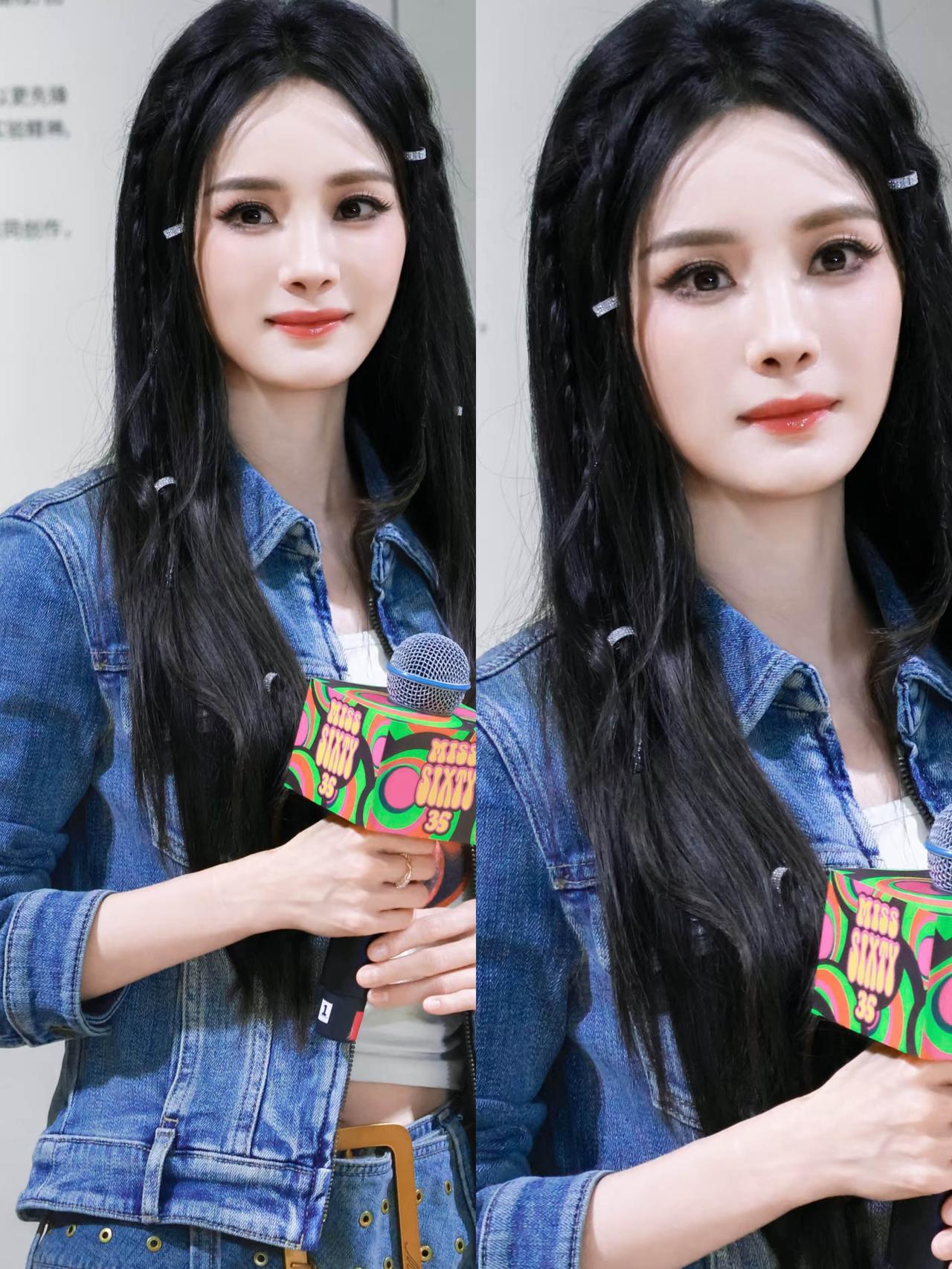 杨幂这次在广州参加活动的生图，

​给所有的中年女性提了一个醒。

​就是，哪怕