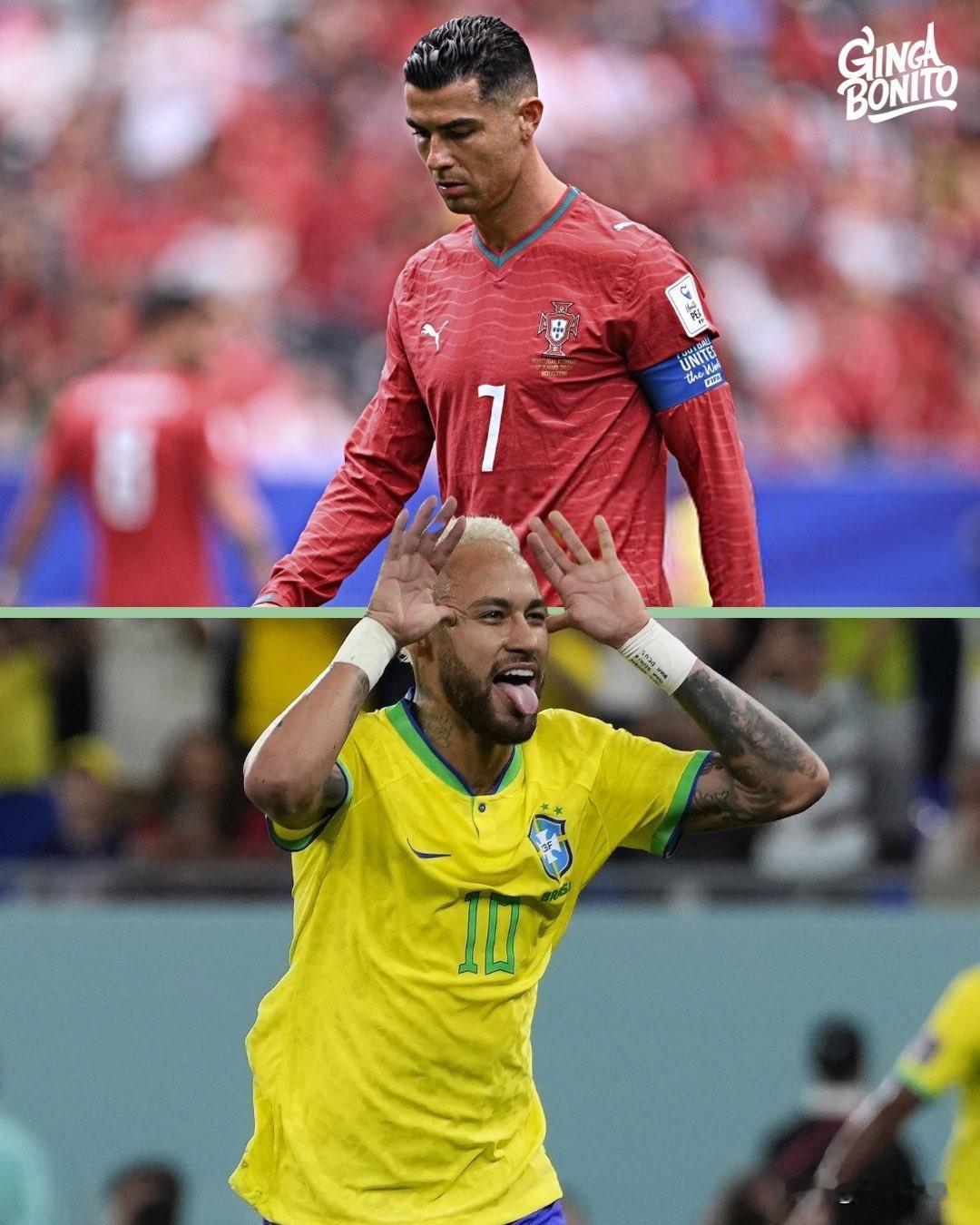 内马尔与C罗世界杯数据对比：

🇧🇷 内马尔：
（3次参赛）

🏟️ 13