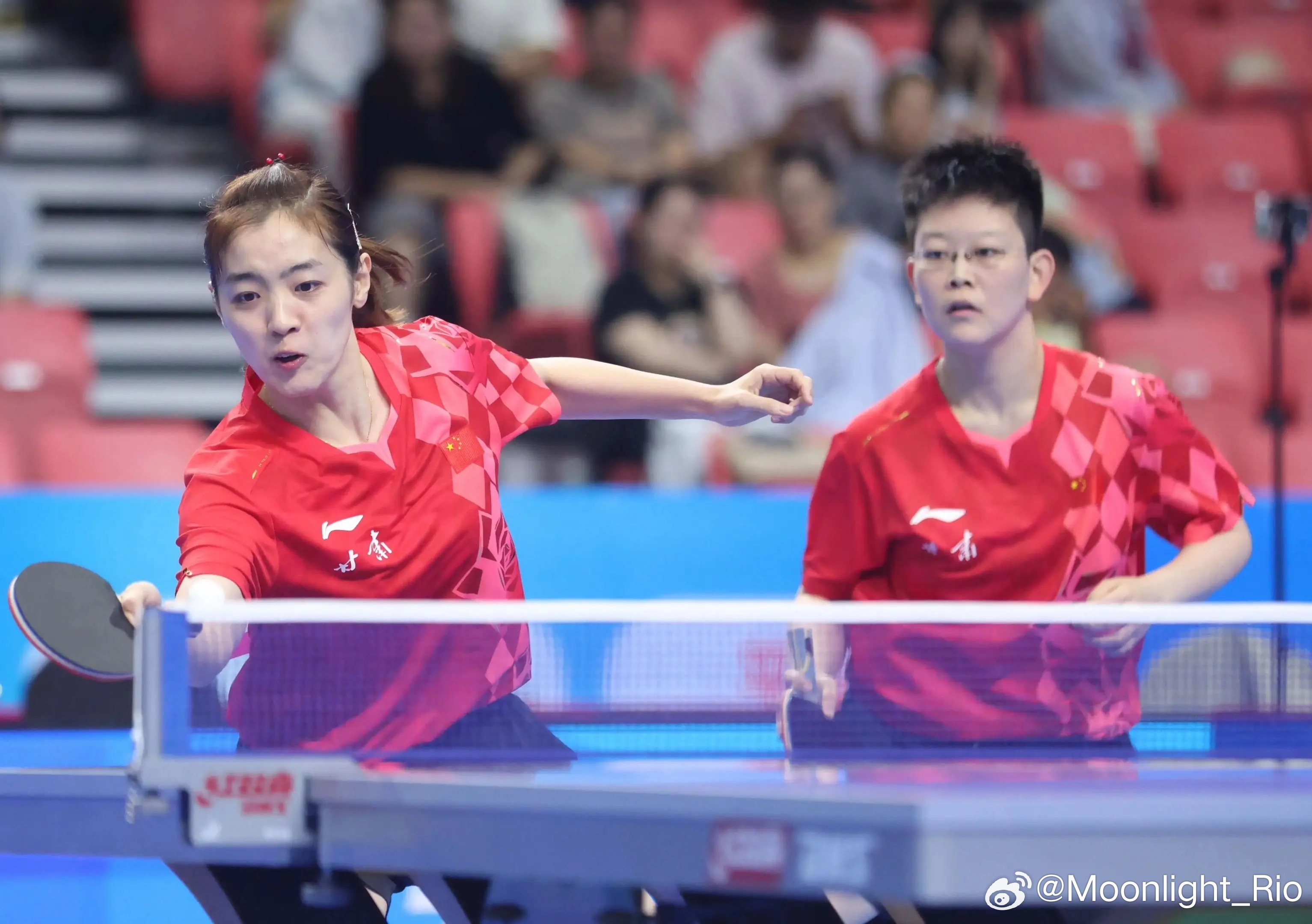 迟歌：全国锦标赛 女双前八 未完待续…最好的团队 和带我成长的晓曦姐 