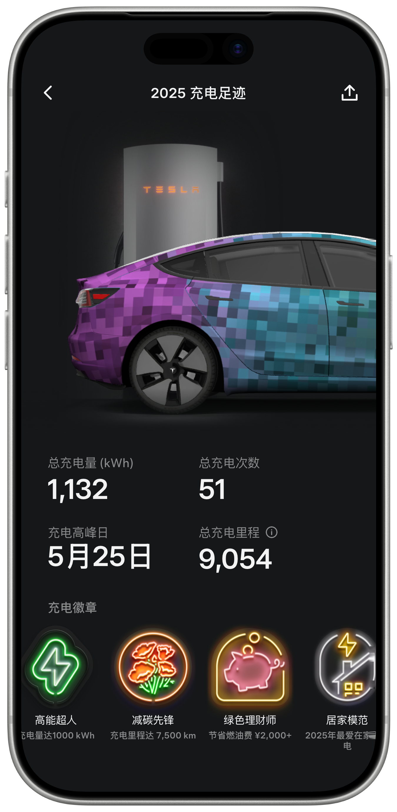特斯拉2025充电足迹👣⚡️还有比我更少的么 