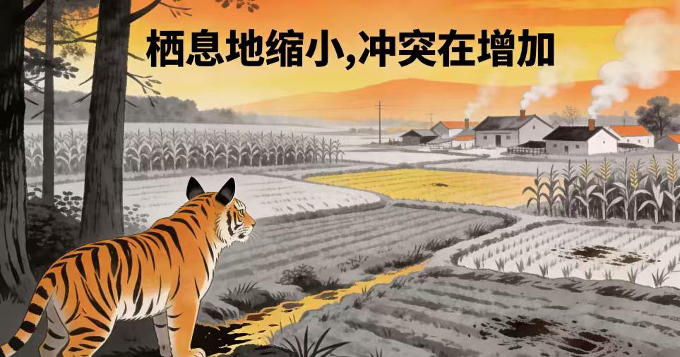 东北虎“肇事”保险公司买单：咬死一头牛赔多少？农民终于不怕老虎了
“老虎把我家牛