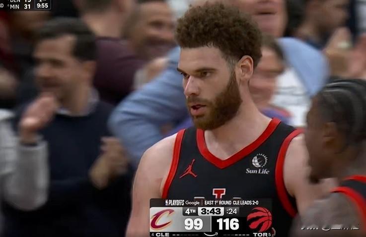 猛龙派出奇兵，第四节突然打崩骑士，骑士早早缴枪投降

猛龙非选秀球员巴特尔G1垃