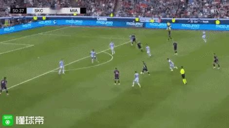 又是梅西！球王世界波破门！救世主！迈阿密国际反超！#梅西[超话]# #堪萨斯城体