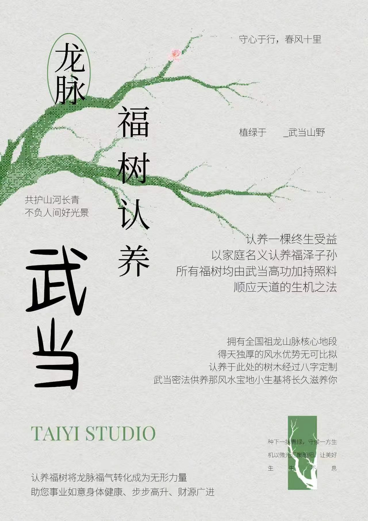 武当龙脉福树认养报名认养的福树，植根于武当龙脉之灵地，是成才大树，能够更好地日夜