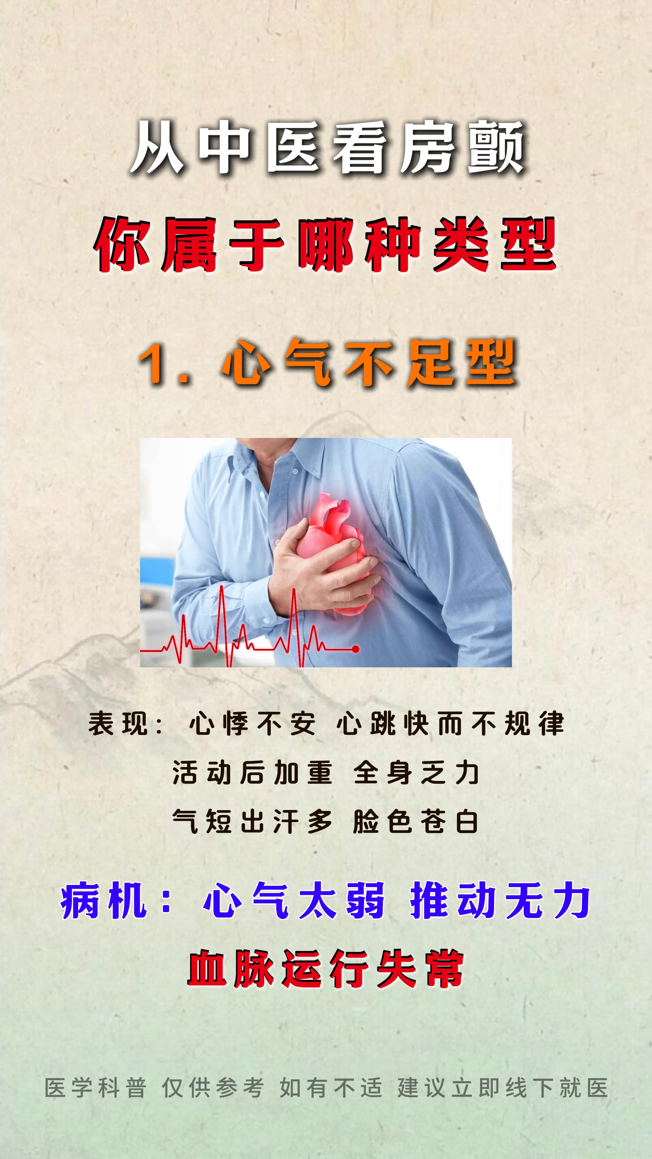 从中医看房颤：你属于哪种类型。