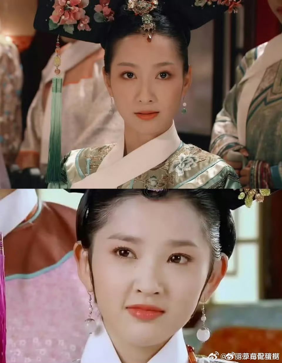 陶昕然唐艺昕坐在一起 安陵容与祺贵人梦幻同框，见过大世面的姐姐们直播时竟显小紧张