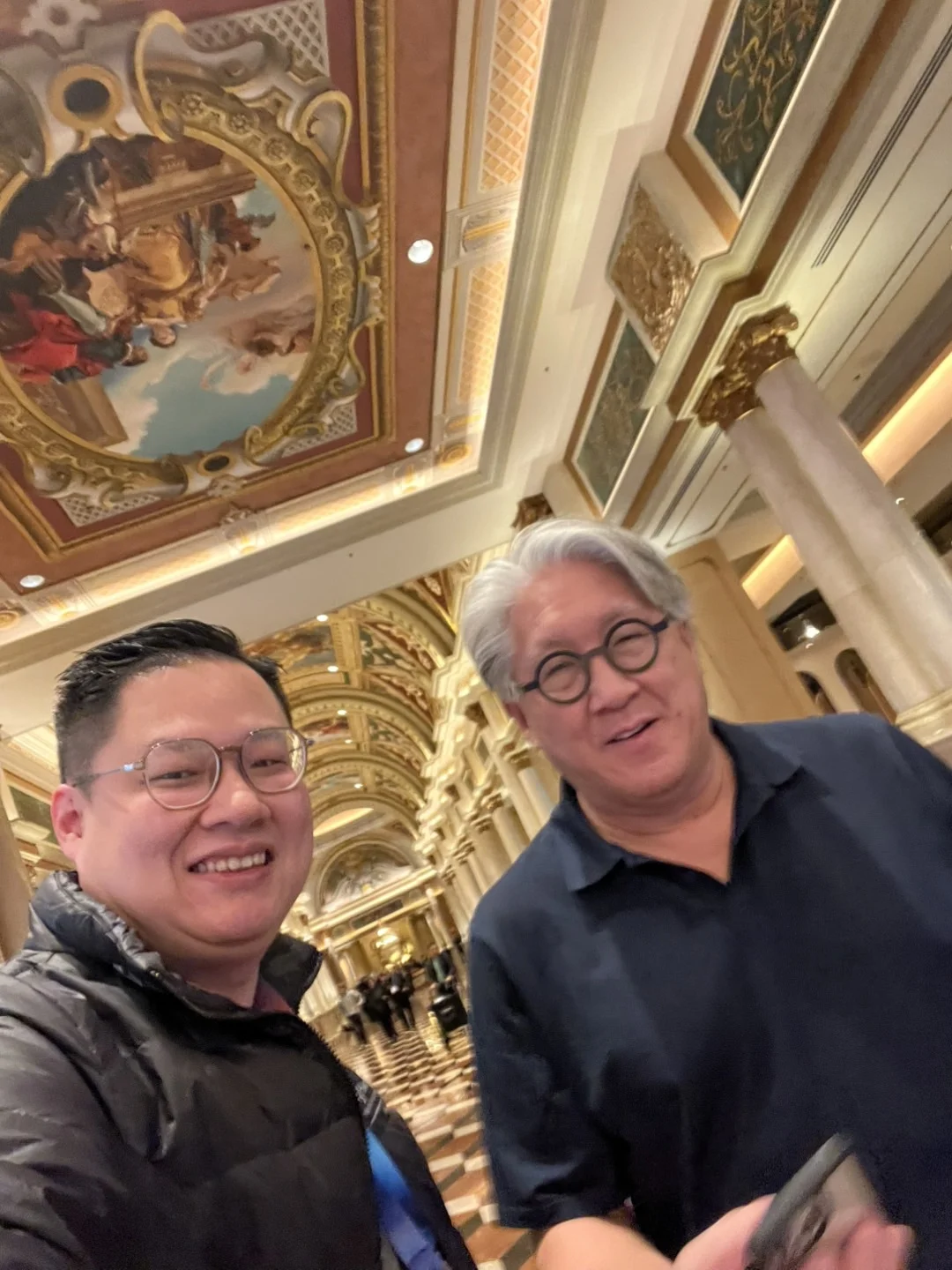 在拉斯维加斯又见到了我的荷兰客户Long