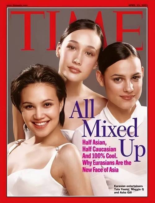 【来自投稿】《时代》周刊2001年4月刊封面，人物是美越混血演员Maggie Q