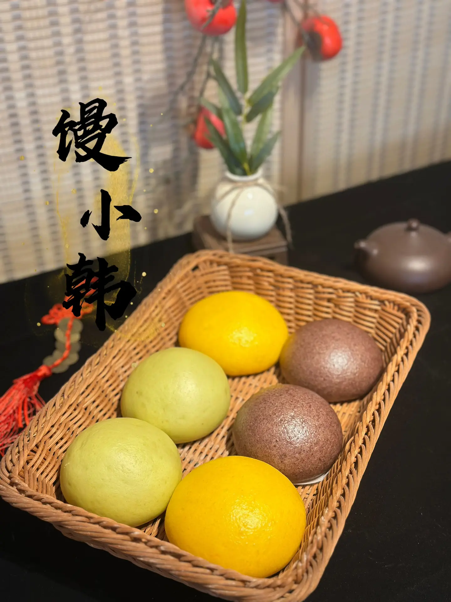 这是我亲手蒸的馒头手艺人