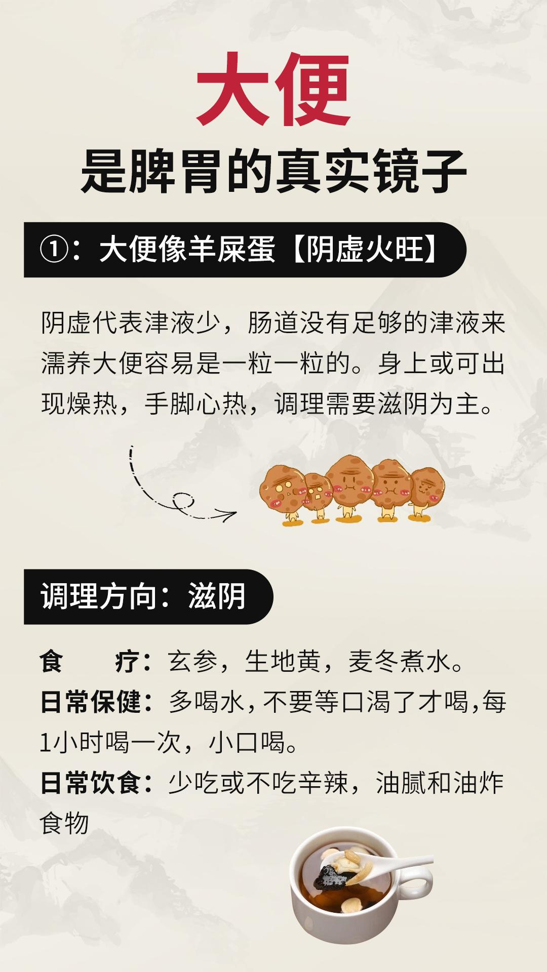 大便是脾胃的镜子，四种大便自测脾胃。