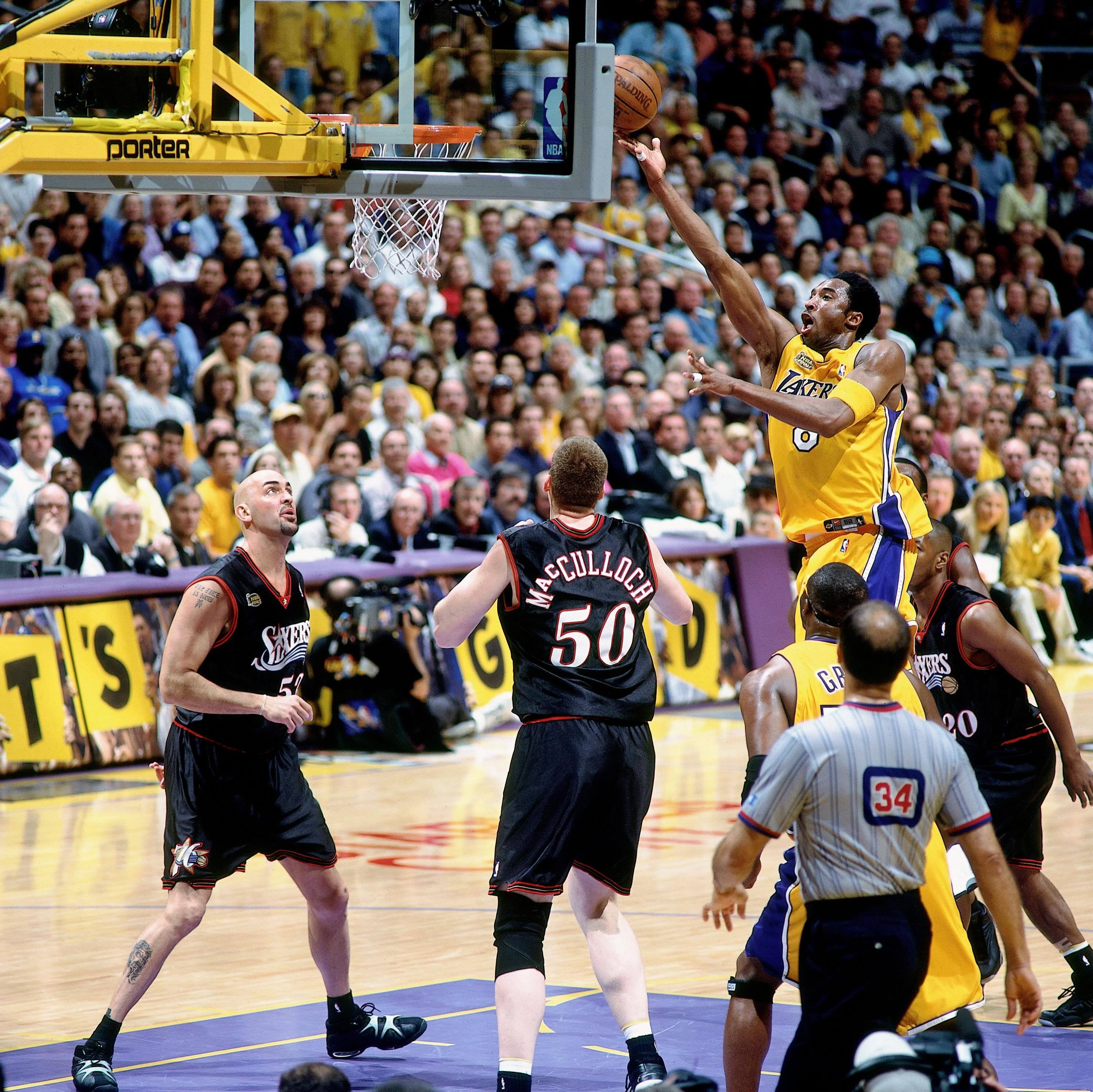 Kobe in the 2001 Finals 🏆🐍📸：adbphotoi
