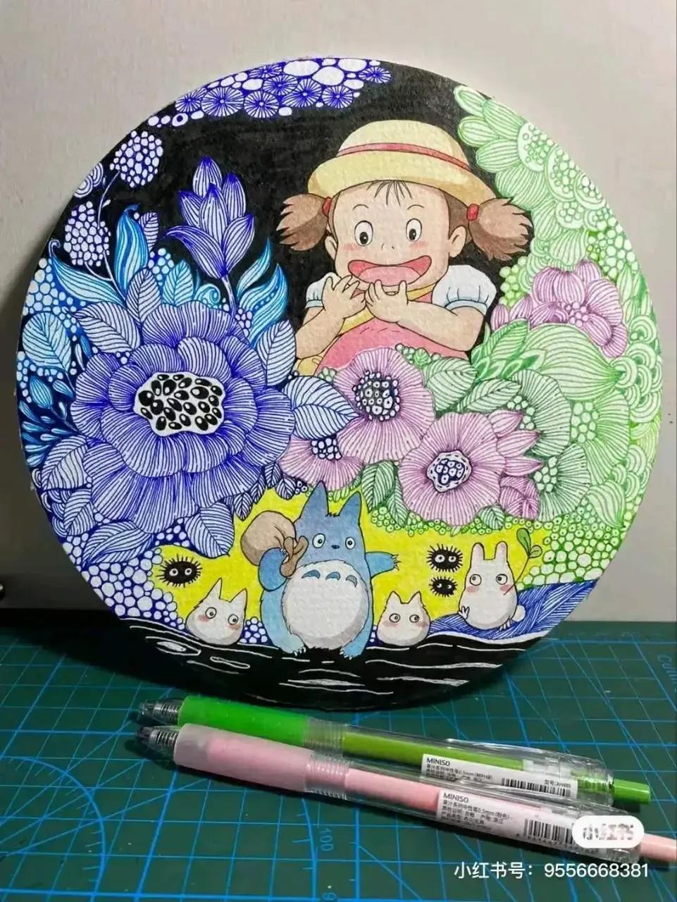 线条与色彩的高级碰撞，精选彩色线描装饰画，张张绝美！（图片来自网络，仅作分享，如