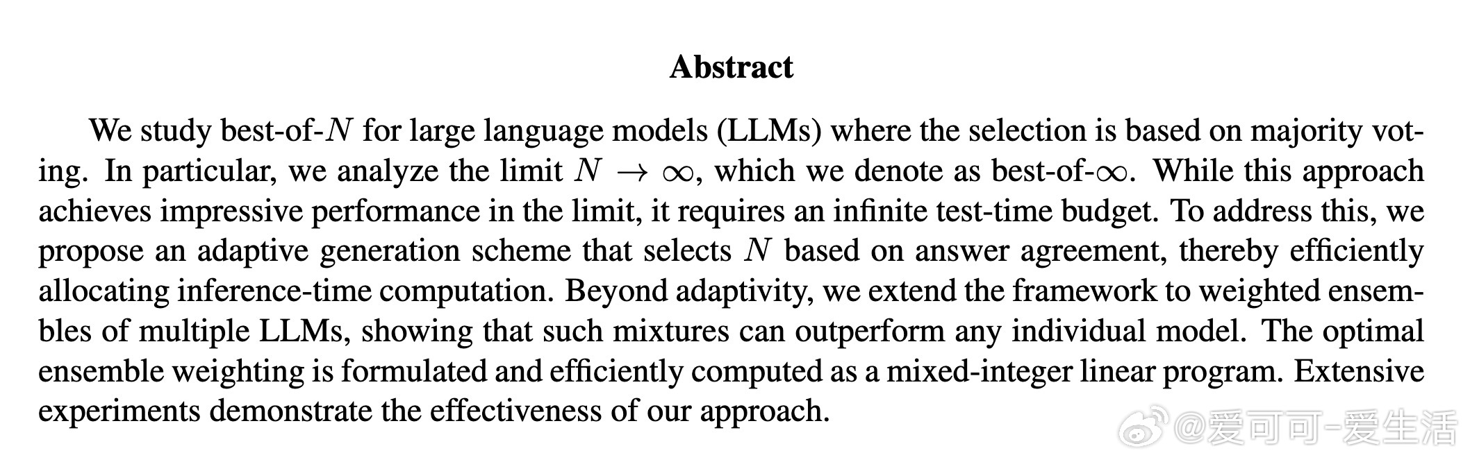 [LG]《Best-of-∞ -- Asymptotic Performance