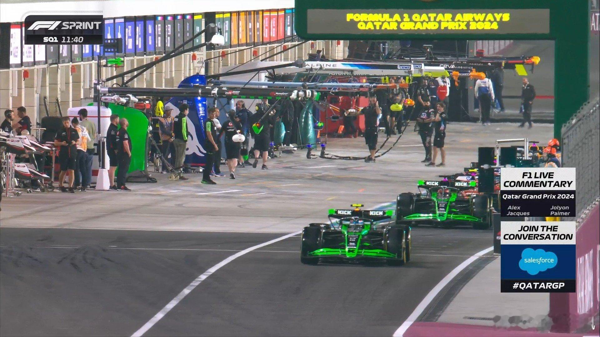 2024F1卡塔尔站冲刺赛排位赛  SQ1开始！ F1[超话]   cr：F1世
