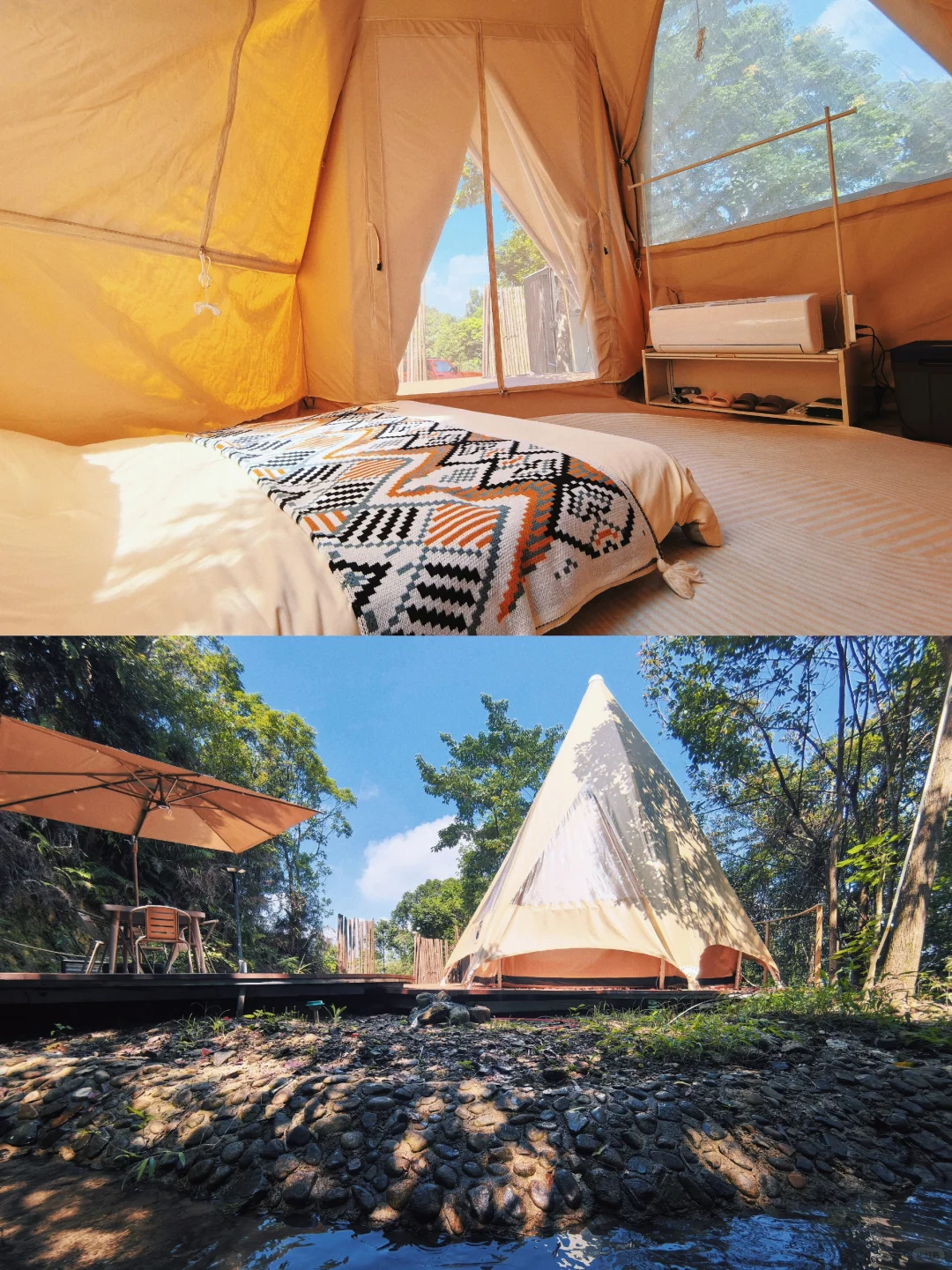 广东小众露营🏕藏在惠州大南山的半山营地