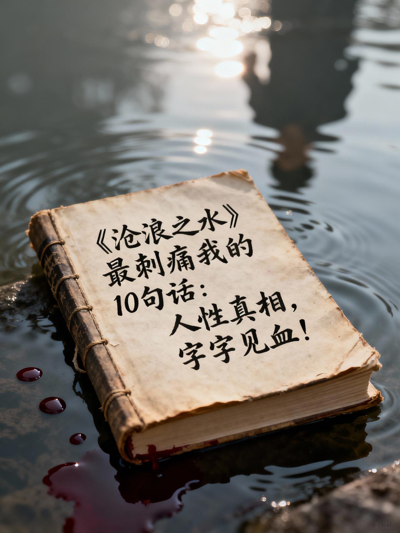 《沧浪之水》最刺痛我的10句话：人性真相，字字见血！
“人最大的悲哀不是贫穷，而