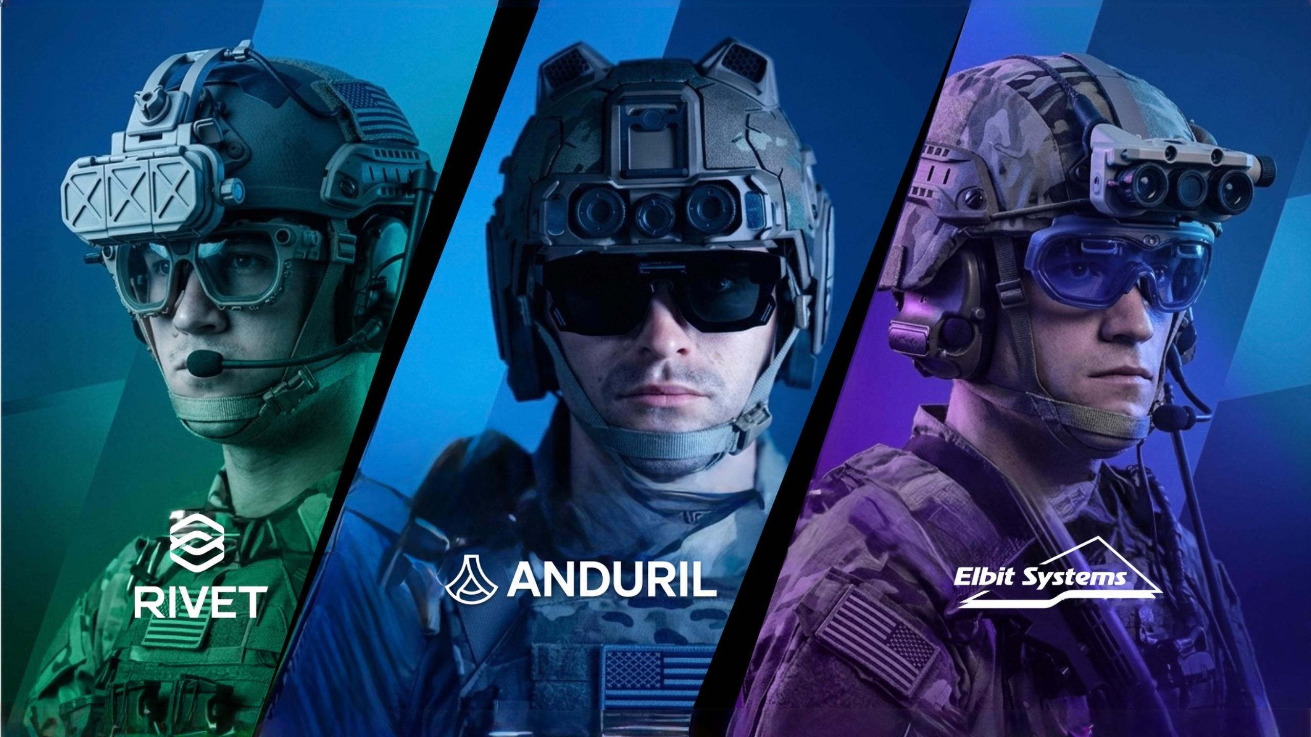 MD三等人第四步兵师测试“士兵随行任务指挥”（SBMC）智能眼镜原型，由Rive