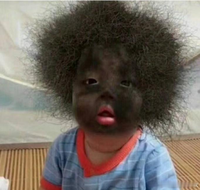 今天这造型没谁了