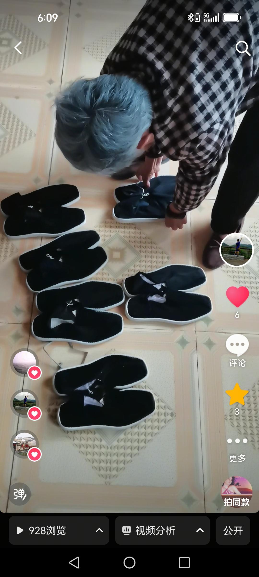 小时候人人嫌弃的千层底布鞋！如今也成了“奢侈品”。
这是70多岁的老母亲20多年