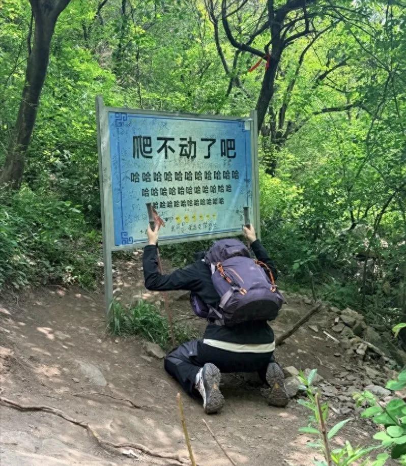五一那天，嵩山太室山半山腰一块牌子被摘了。摘它的原因有点荒诞——有人投诉说，牌子
