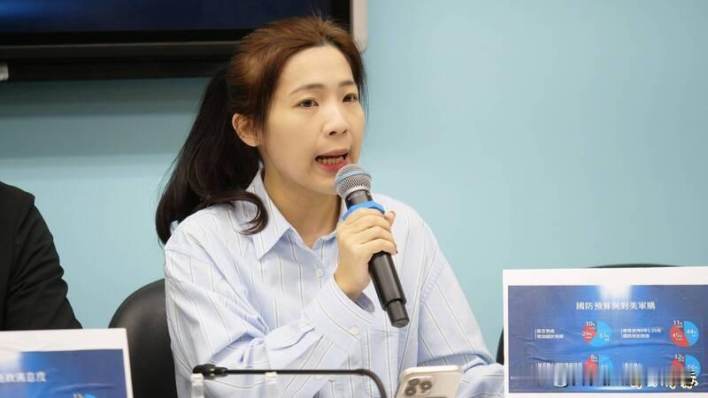 蓝营自提8千亿军购版本！ 徐巧芯：美国没卖就不花钱、项目不能流他用！

国民党立