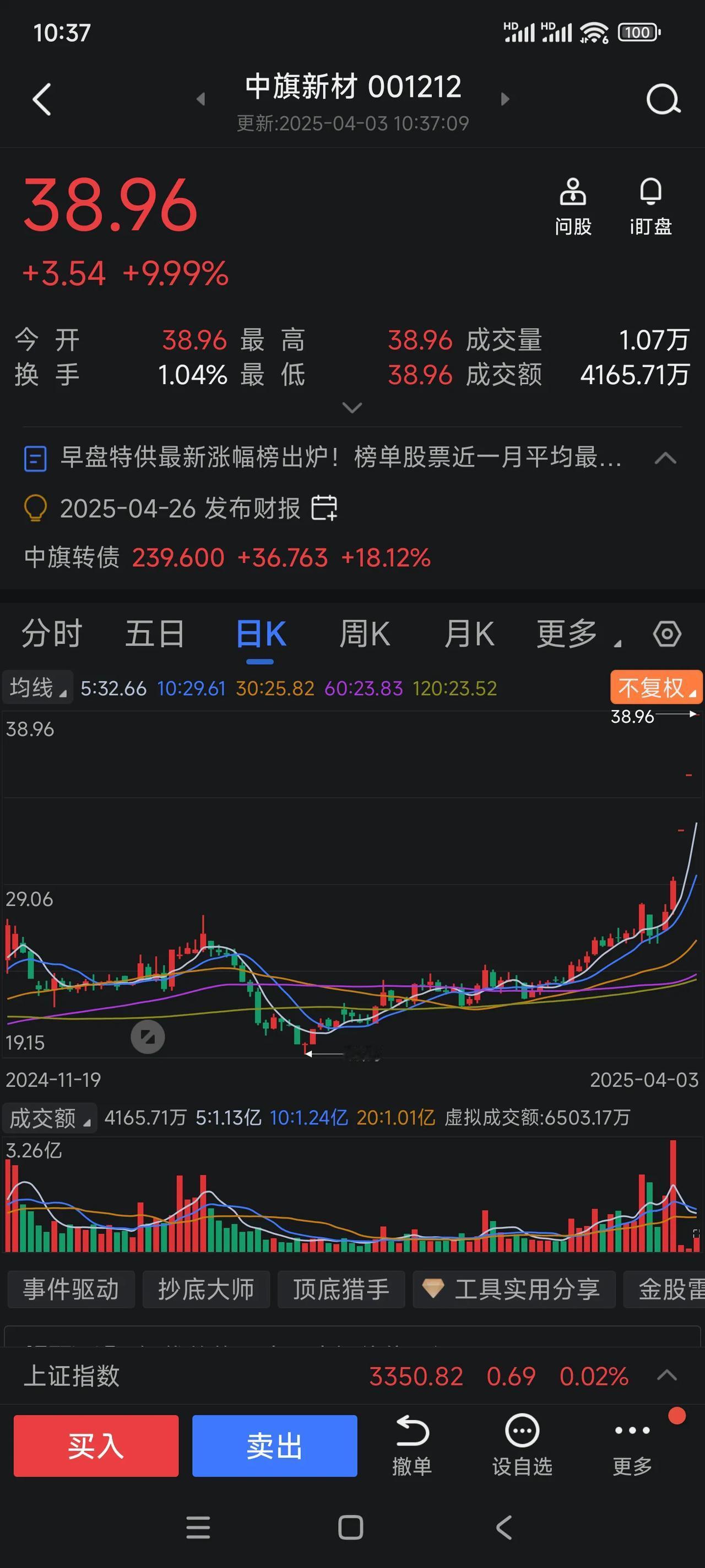 中旗新材，利民股份，立新能源，回盛生物，富岭股份[强][强][强]
