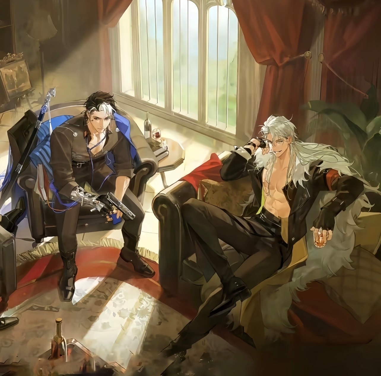 让这个画师来画暴君和将军的所有卡面套装好吗好的 